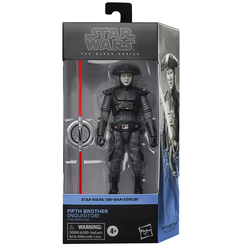 STAR WARS The Black Series Fifth Brother (Inquisitor) Toy 6-Inch-Scale OBI-Wan Kenobi Action Figure, Toys Kids Ages 4 and Up, Multicolored, F4363