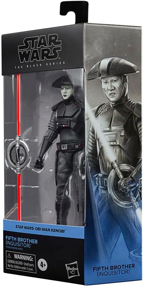 STAR WARS The Black Series Fifth Brother (Inquisitor) Toy 6-Inch-Scale OBI-Wan Kenobi Action Figure, Toys Kids Ages 4 and Up, Multicolored, F4363
