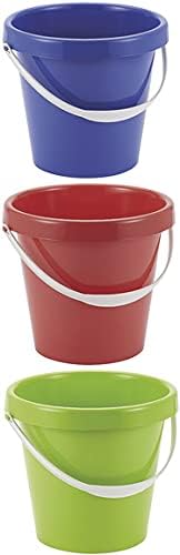 Ecoiffier- SEAU Vide 22 CM Avec REBORD, Multicolor (ECO594