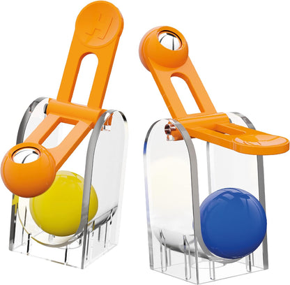 Hubelino 420657 Marble Run Gravity Hammer Expansion set- 6 pieces- Compatible with popular building block system, for Ages 4 and Up (Made in Germany