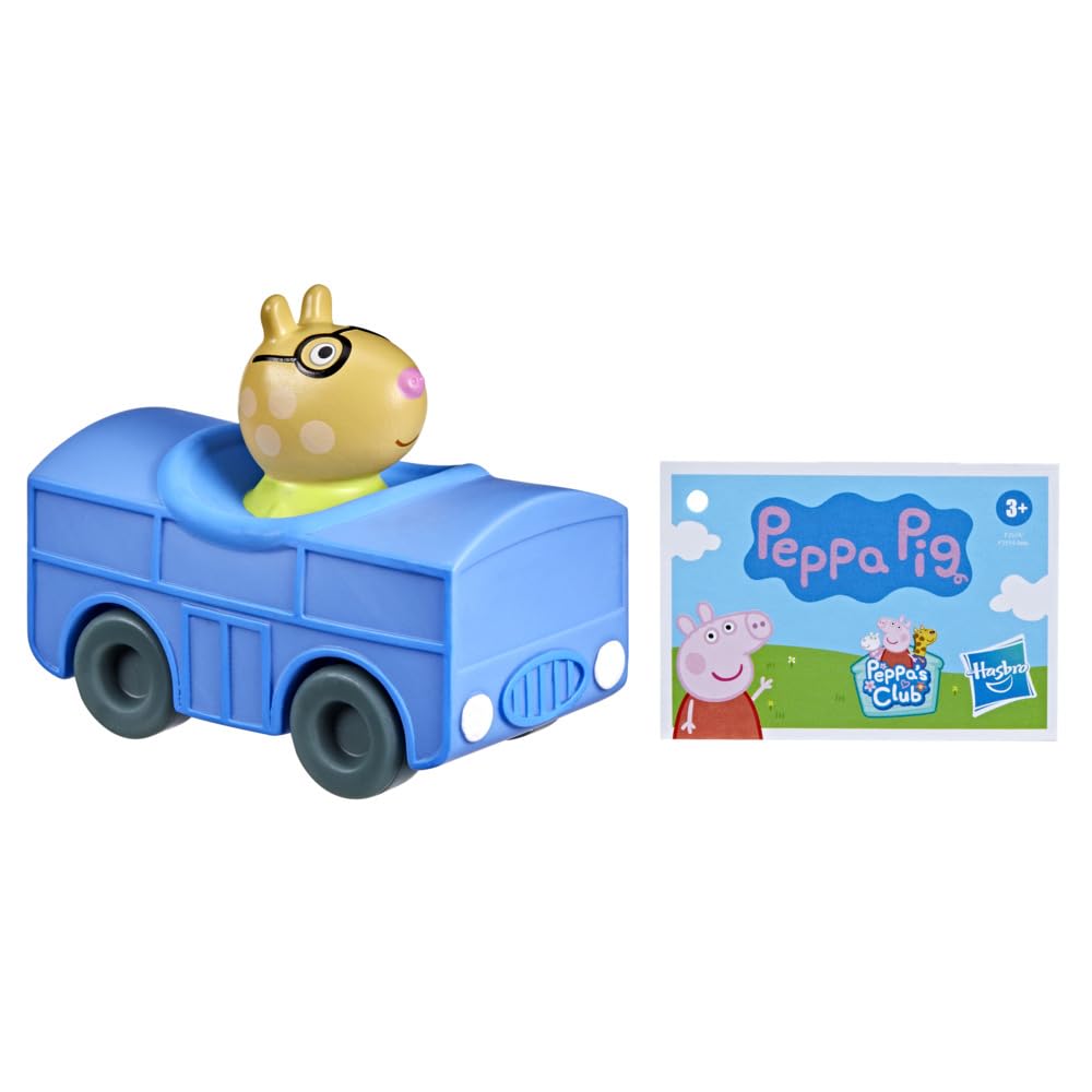 Peppa Pig Peppa’s Adventures Little Buggy Vehicle, Preschool Toy for Ages 3 and Up (Pedro Pony in School Bus