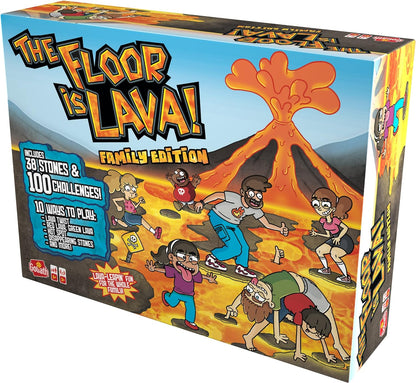Goliath The Floor is Lava! Family Edition, Board Games from 5 Years, The Floor is Lava Family Edition, for 3 or More Players