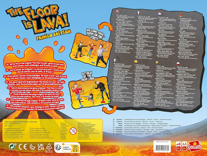 Goliath The Floor is Lava! Family Edition, Board Games from 5 Years, The Floor is Lava Family Edition, for 3 or More Players