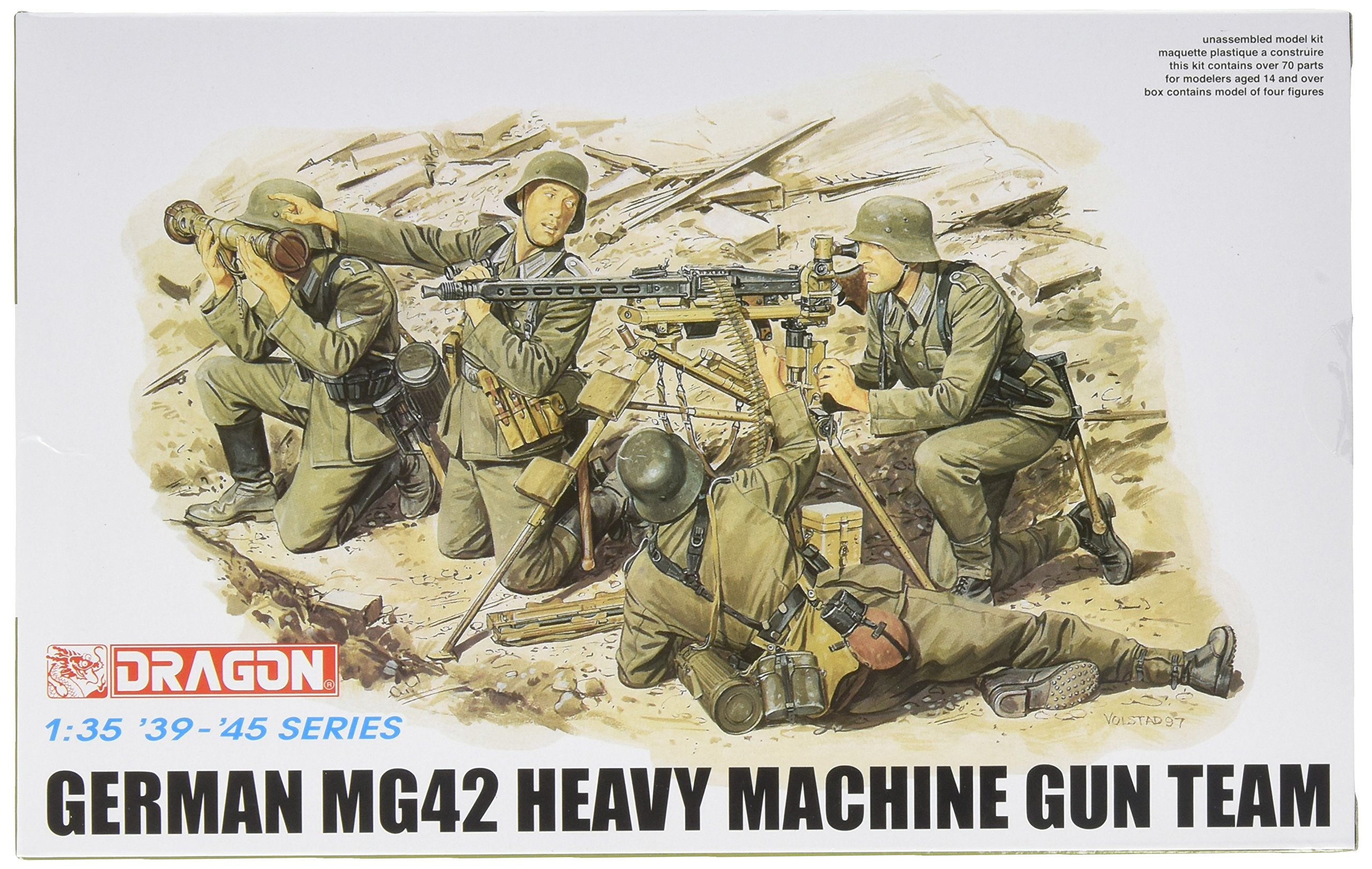 Dragon, 1:35, GERMAN MG42 HEAVY MACHINE GUN TEAM # 6064