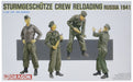 Dragon Models USA DRA6192 1/35 Sturmgeschϋtze Crew Reloading, Russia 1941 (4 Figure Set