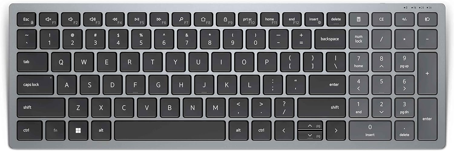 Dell Tastatur KB740 - GB-Layout - Titan Gray
