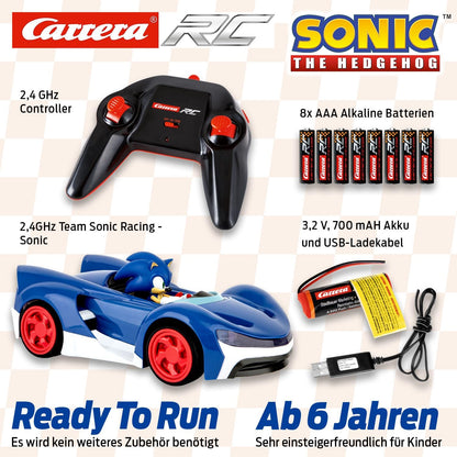 Carrera - 370201061-2,4GHz Team Sonic Racing - Sonic