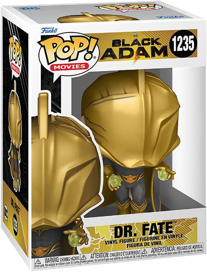 Funko Pop! Movies: DC - Black Adam - Doctor Fate - Vinyl-Sammelfigur - Geschenkidee - Offizielle Handelswaren - Spielzeug Für Kinder und Erwachsene - Movies Fans - Modellfigur Für Sammler