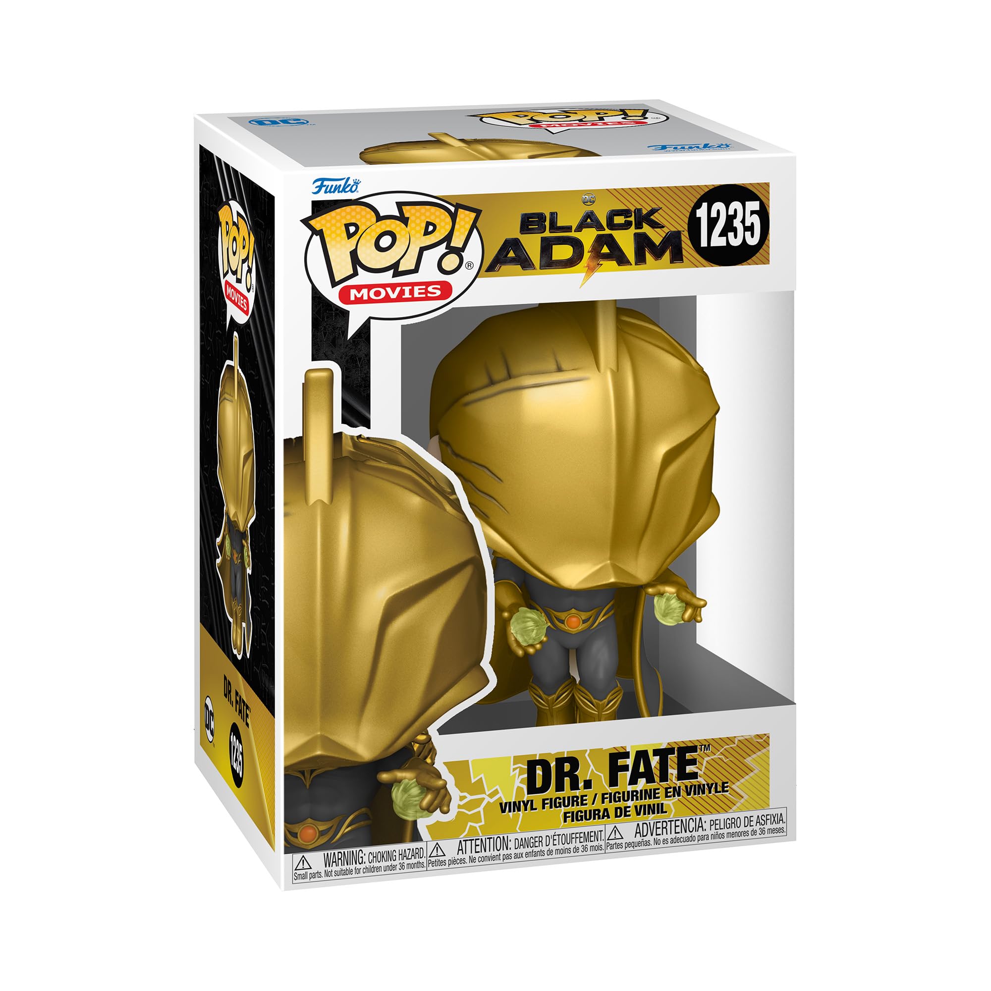 Funko Pop! Movies: DC - Black Adam - Doctor Fate - Vinyl-Sammelfigur - Geschenkidee - Offizielle Handelswaren - Spielzeug Für Kinder und Erwachsene - Movies Fans - Modellfigur Für Sammler
