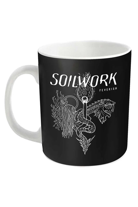 Soilwork Mug Feverish Band Logo Official White Boxed One Size