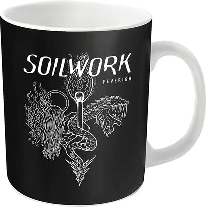 Soilwork Mug Feverish Band Logo Official White Boxed One Size