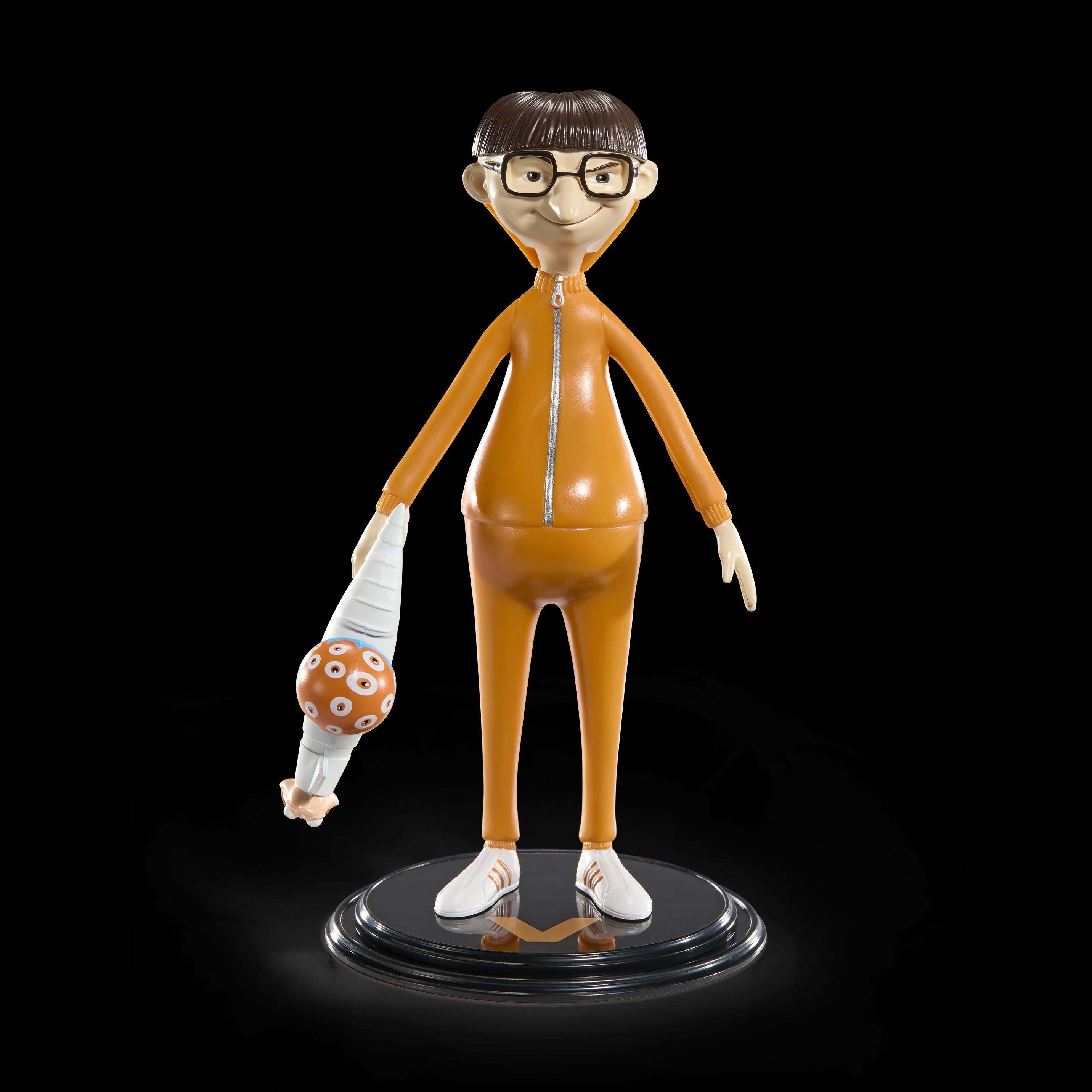 BendyFigs The Noble Collection Minions Victor - Noble Toys 16.5cm Bendable Posable Collectible Doll Figure With Stand and Mini Accessory