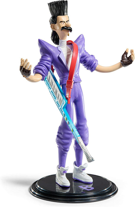 BendyFigs The Noble Collection Minions Balthazar - Noble Toys 19cm Bendable Posable Collectible Doll Figure With Stand and Mini Accessory