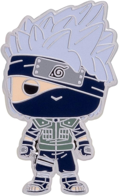 Loungefly POP! 4 Pack PIN SET: NARUTO - Naruto - TEAM 7 - Naruto Enamel Pins - Cute Collectable Novelty Brooch - for Backpacks & Bags - Gift Idea - Official Merchandise - Anime Fans