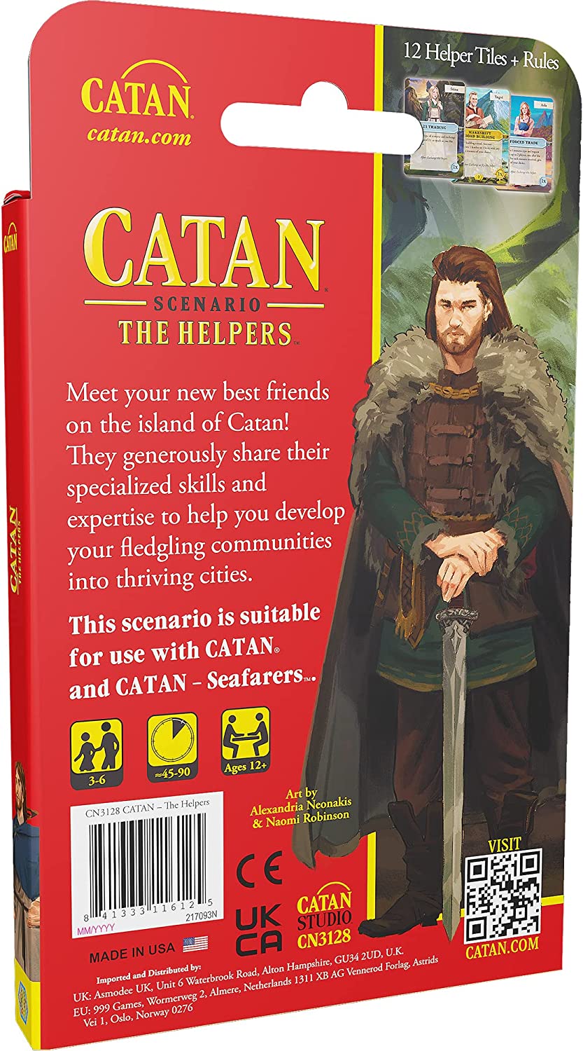 Catan Catan Scenarios: The Helpers Extension Board Game Ages 12 plus 3-4 Players