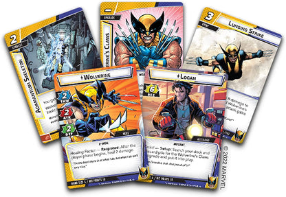 Fantasy Flight Games Marvel Champions The Card Game Wolverine Hero Pack, Ages 14+, 1-4 Players, Average Playtime 45-90 Minutes, Made, FFGMC35, Multicolor, 2. Hero Packs 2. Hero Packs 1. Hero Pack: Wolverine