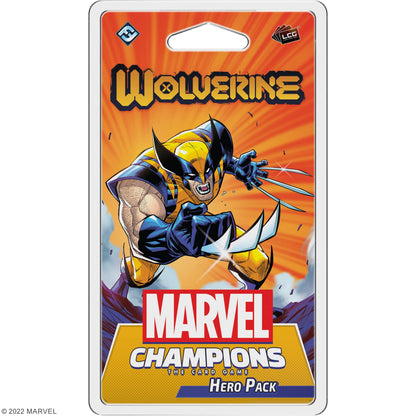 Fantasy Flight Games Marvel Champions The Card Game Wolverine Hero Pack, Ages 14+, 1-4 Players, Average Playtime 45-90 Minutes, Made, FFGMC35, Multicolor, 2. Hero Packs 2. Hero Packs 1. Hero Pack: Wolverine