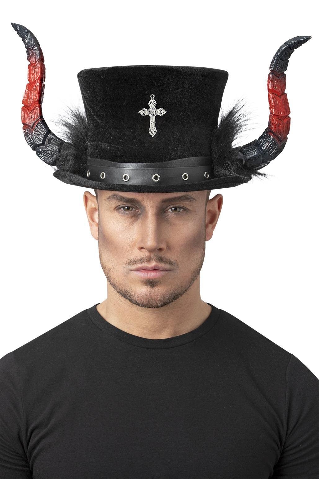 Smiffys Deluxe Devil Top Hat