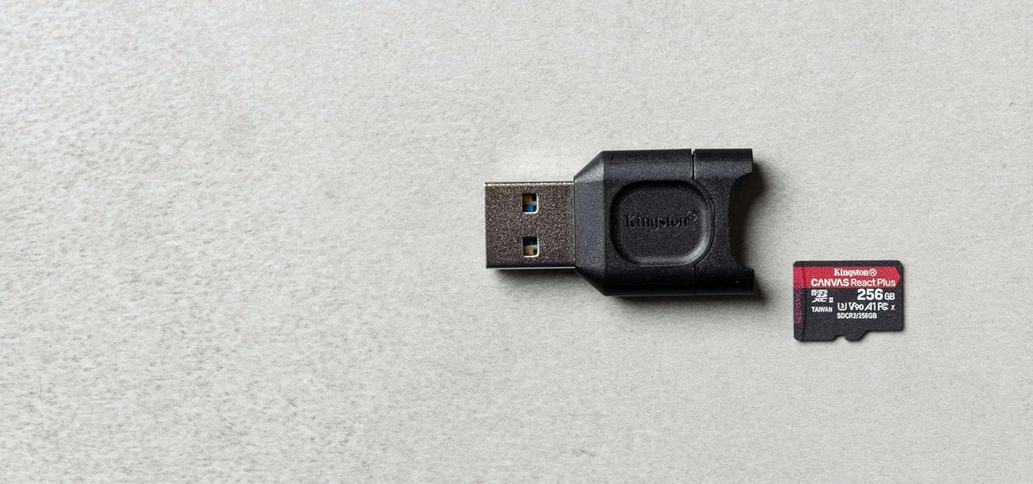 Kingston MobileLite Plus (MLPM) microSD Card Reader USB 3.1 microSDHC/SDXC UHS-II
