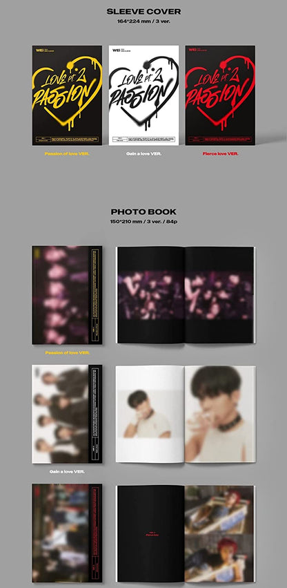 Love Pt.2 : Passion - incl. 84pg Photo Book, Lyric Book, Film Photo, ID Card + 2 Photo Cards