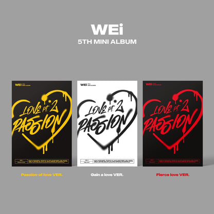 Love Pt.2 : Passion - incl. 84pg Photo Book, Lyric Book, Film Photo, ID Card + 2 Photo Cards