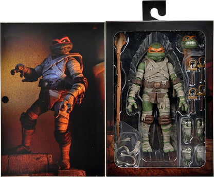 NECA - Universal Monsters vs TMNT - Michelangelo As Mummy Ultimate 7" Action Figure