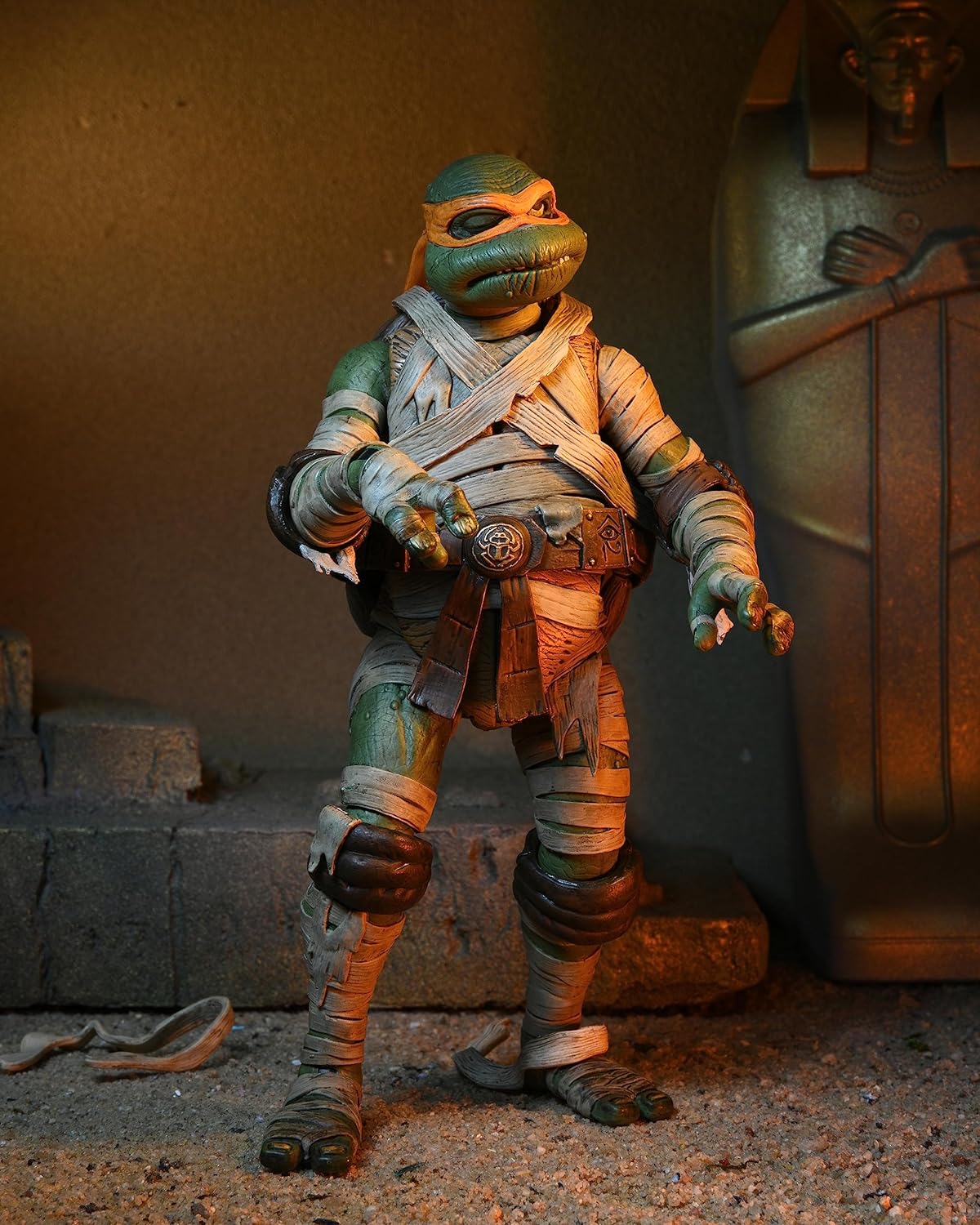 NECA - Universal Monsters vs TMNT - Michelangelo As Mummy Ultimate 7" Action Figure