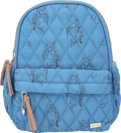 Miss Melody - Small Backpack -  Blue Quilt - (0412026)