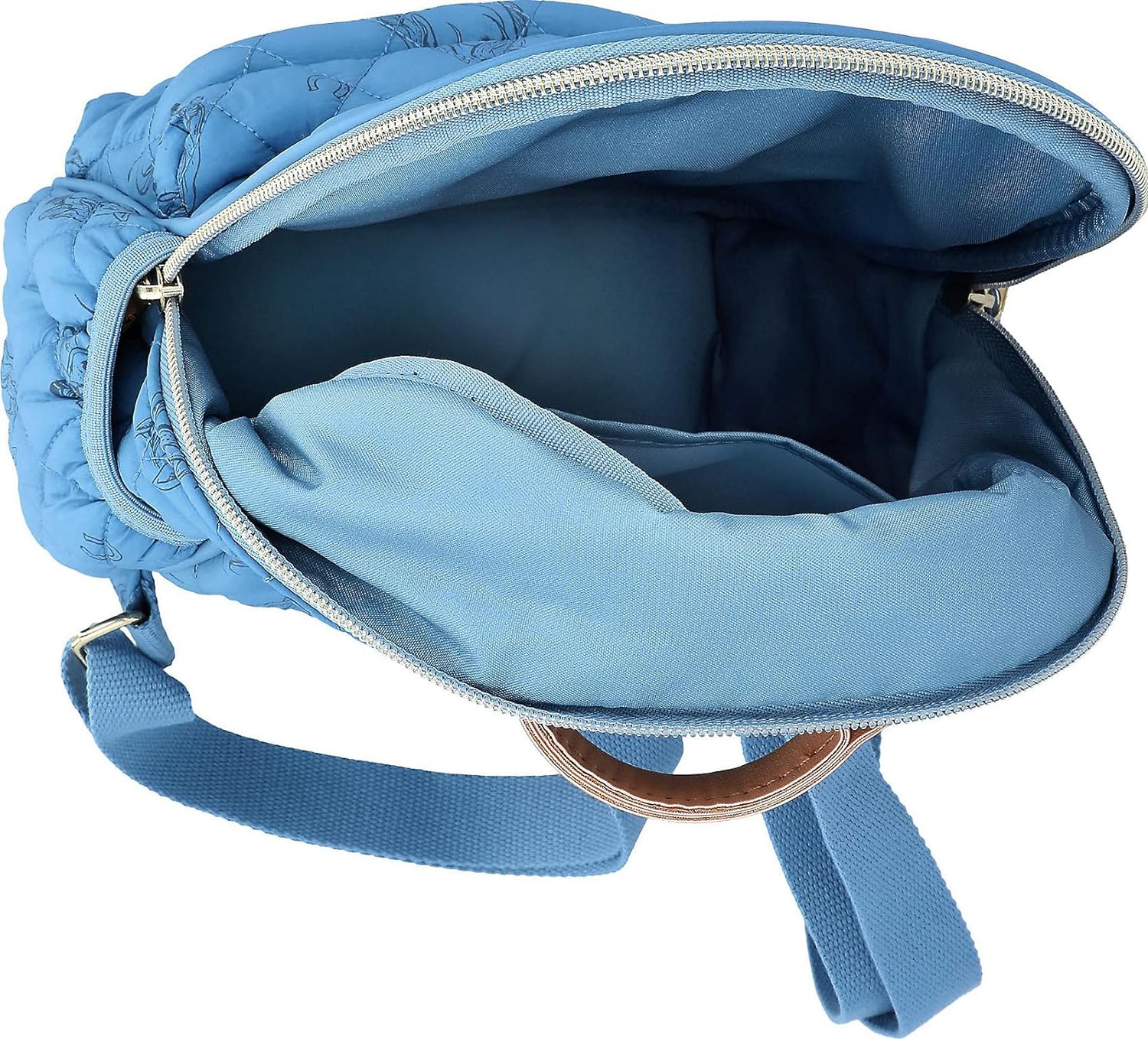 Miss Melody - Small Backpack -  Blue Quilt - (0412026)