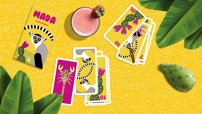 Helvetiq | Mada | Card Game | Ages 7+ | 2-5 Players | 10-20 Minutes Playing Time