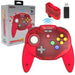 Retro-Bit Tribute64 2.4Ghz Wireless Controller For N64, Switch, PC, Mac and Other USB Devices - Clear Red (Nintendo Switch//