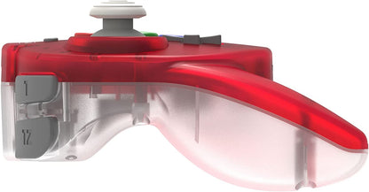 Retro-Bit Tribute64 2.4Ghz Wireless Controller For N64, Switch, PC, Mac and Other USB Devices - Clear Red (Nintendo Switch//