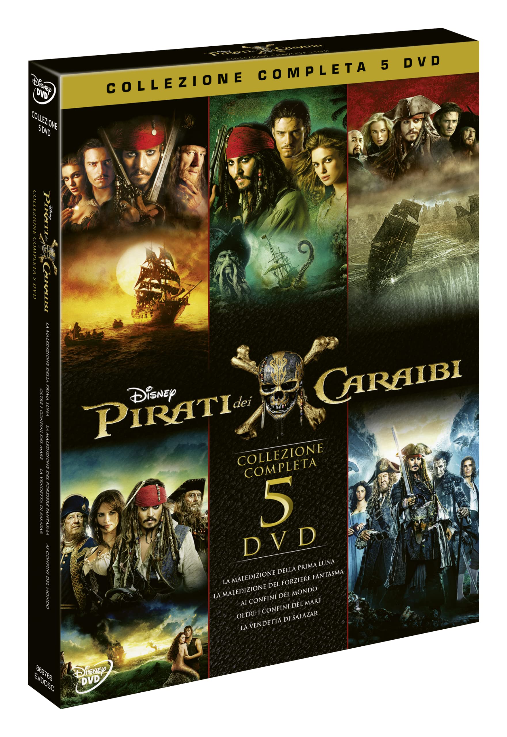 Cofanetto Pirati Dei Caraibi - La Saga Completa