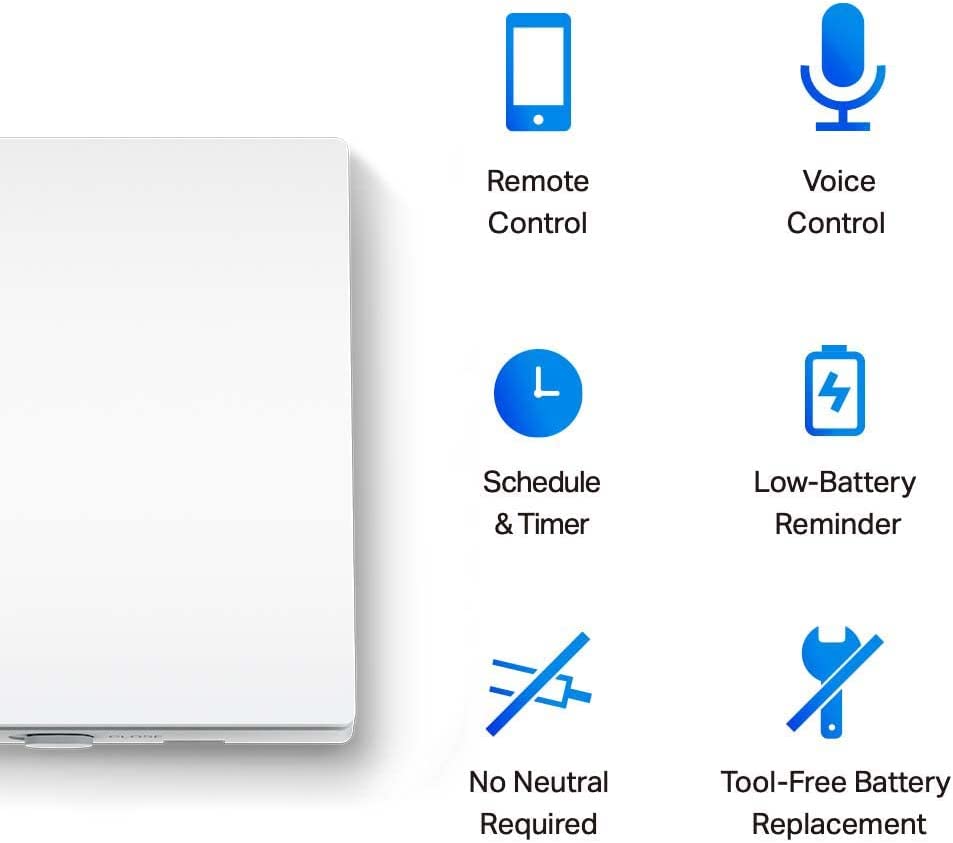 Tp-Link Smart Light Switch 1 Gang 1 Way