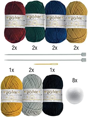 Wizarding World - Hogwarts Christmas Decorations Kit - Harry Potter Wizarding World Knitting Kits by Eaglemoss Collections