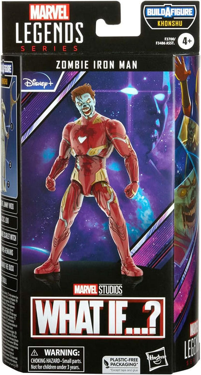 Marvel Legends Series MCU Disney Plus What If Zombie Iron Man Marvel Action Figure for 4+ years, 4 Accessories