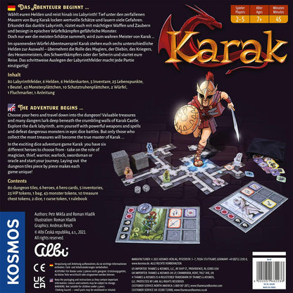 Thames & Kosmos | 682286 | Karak | Family Game | Competitive Board Game | 2-5 Players | Ages 7+