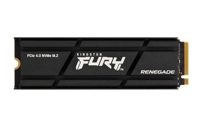 Kingston FURY Renegade 1000G PCIe 4.0 NVMe SSD W/ HEATSINK - For gamers, enthusiasts and high-power users - SFYRSK/1000G