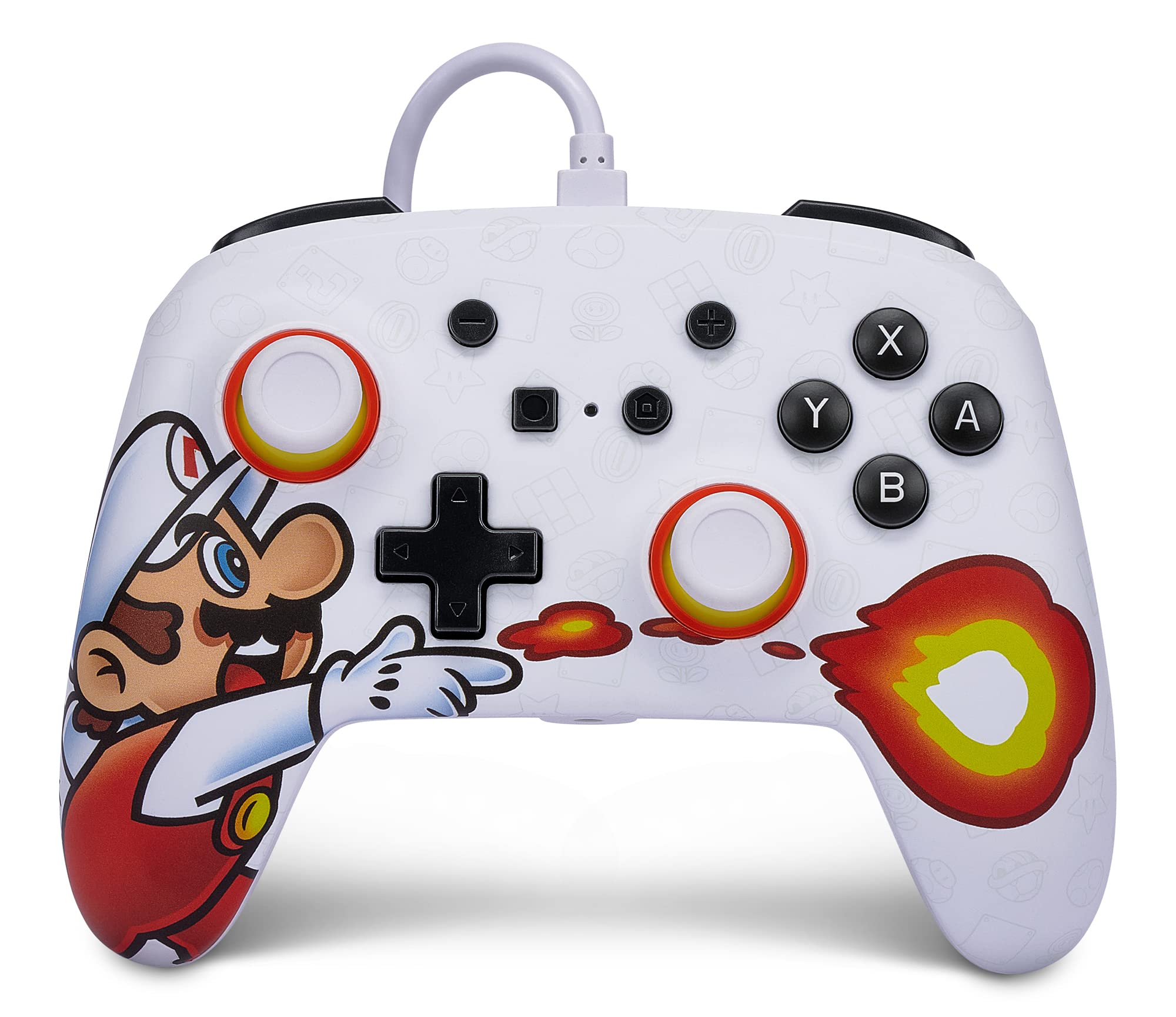 PowerA Geavanceerde bedrade controller voor Nintendo Switch: Fireball Mario