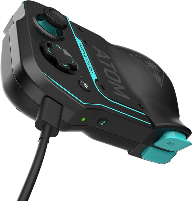 Turtle Beach Atom Ontworpen voor de mobiele gamecontroller Apparaten met Android 8.0 of hoger en Bluetooth 4.2 – Zwart/Cyaan