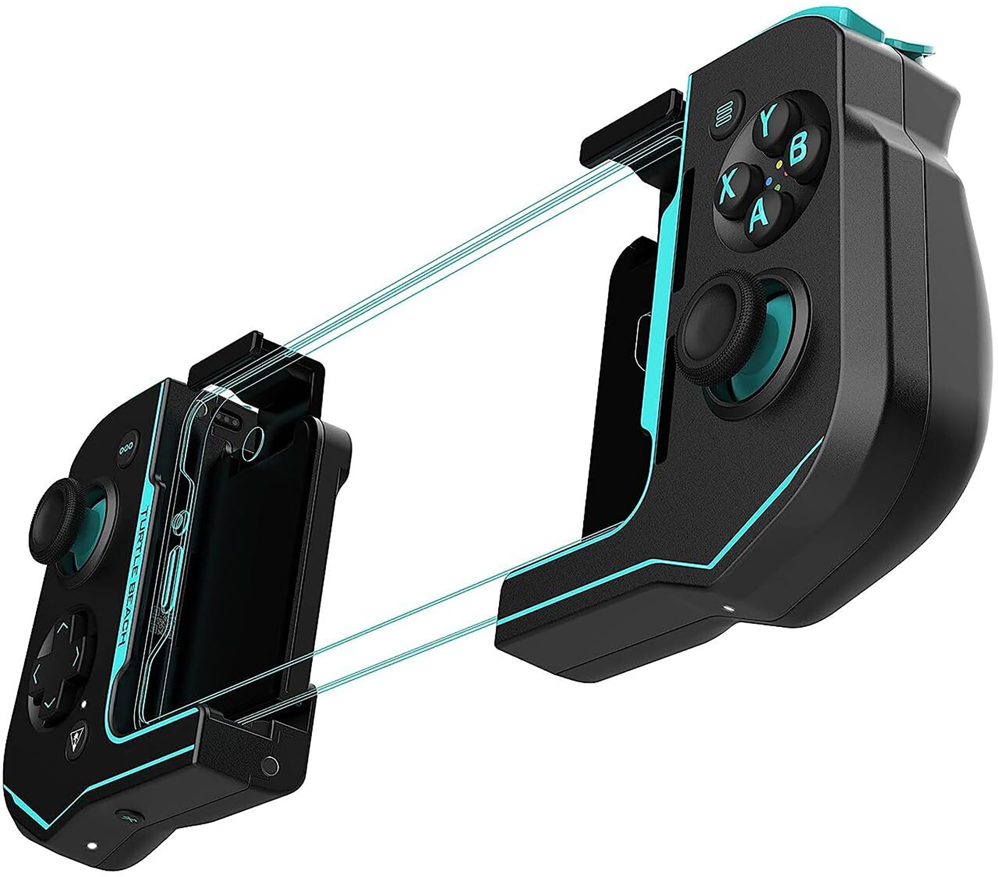 Turtle Beach Atom Ontworpen voor de mobiele gamecontroller Apparaten met Android 8.0 of hoger en Bluetooth 4.2 – Zwart/Cyaan
