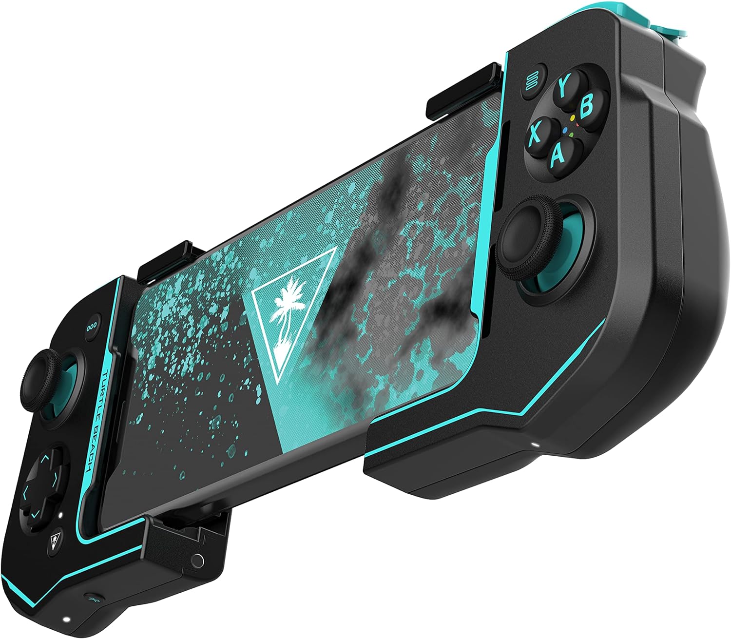 Turtle Beach Atom Ontworpen voor de mobiele gamecontroller Apparaten met Android 8.0 of hoger en Bluetooth 4.2 – Zwart/Cyaan