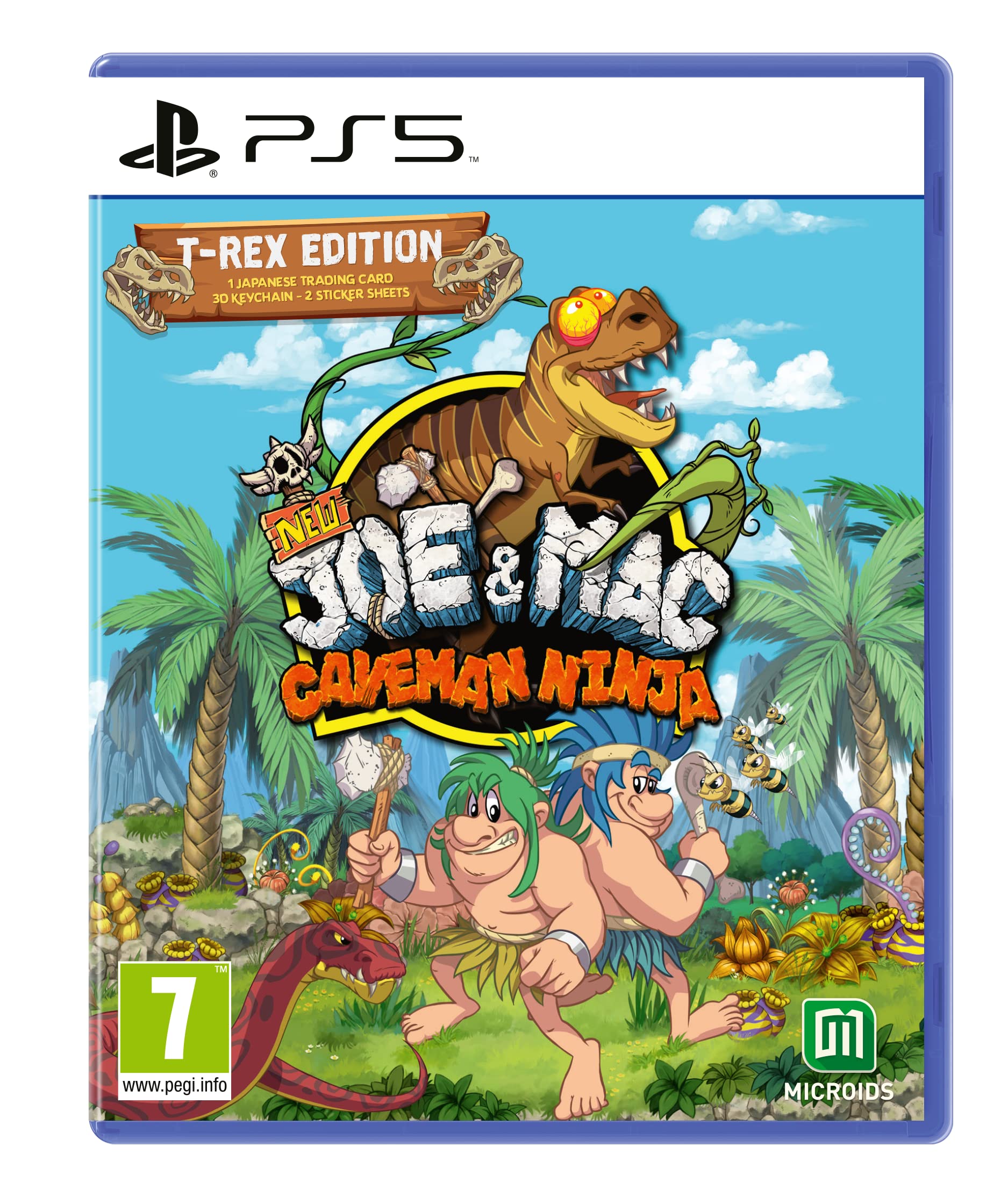 New Joe & Mac: Caveman Ninja - T-Rex Edition (PS5
