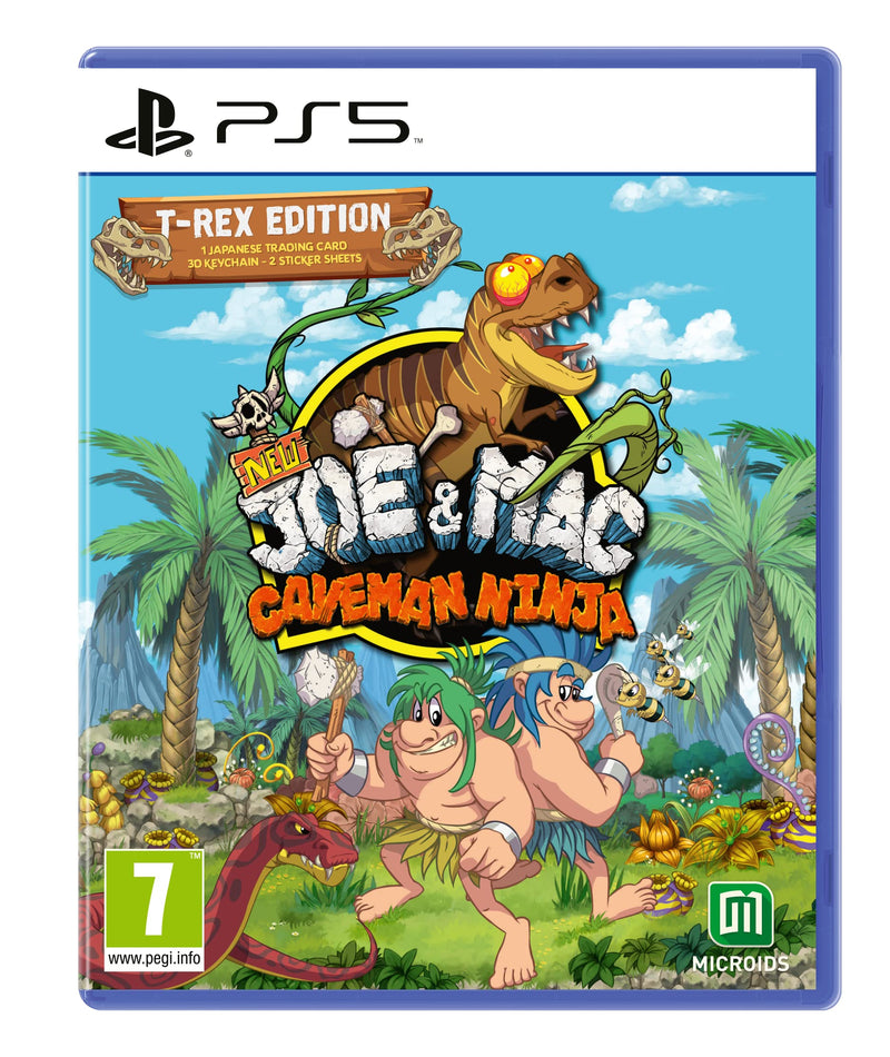 New Joe & Mac: Caveman Ninja - T-Rex Edition (PS5