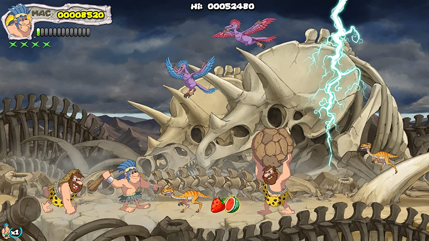 New Joe & Mac: Caveman Ninja - T-Rex Edition (PS5