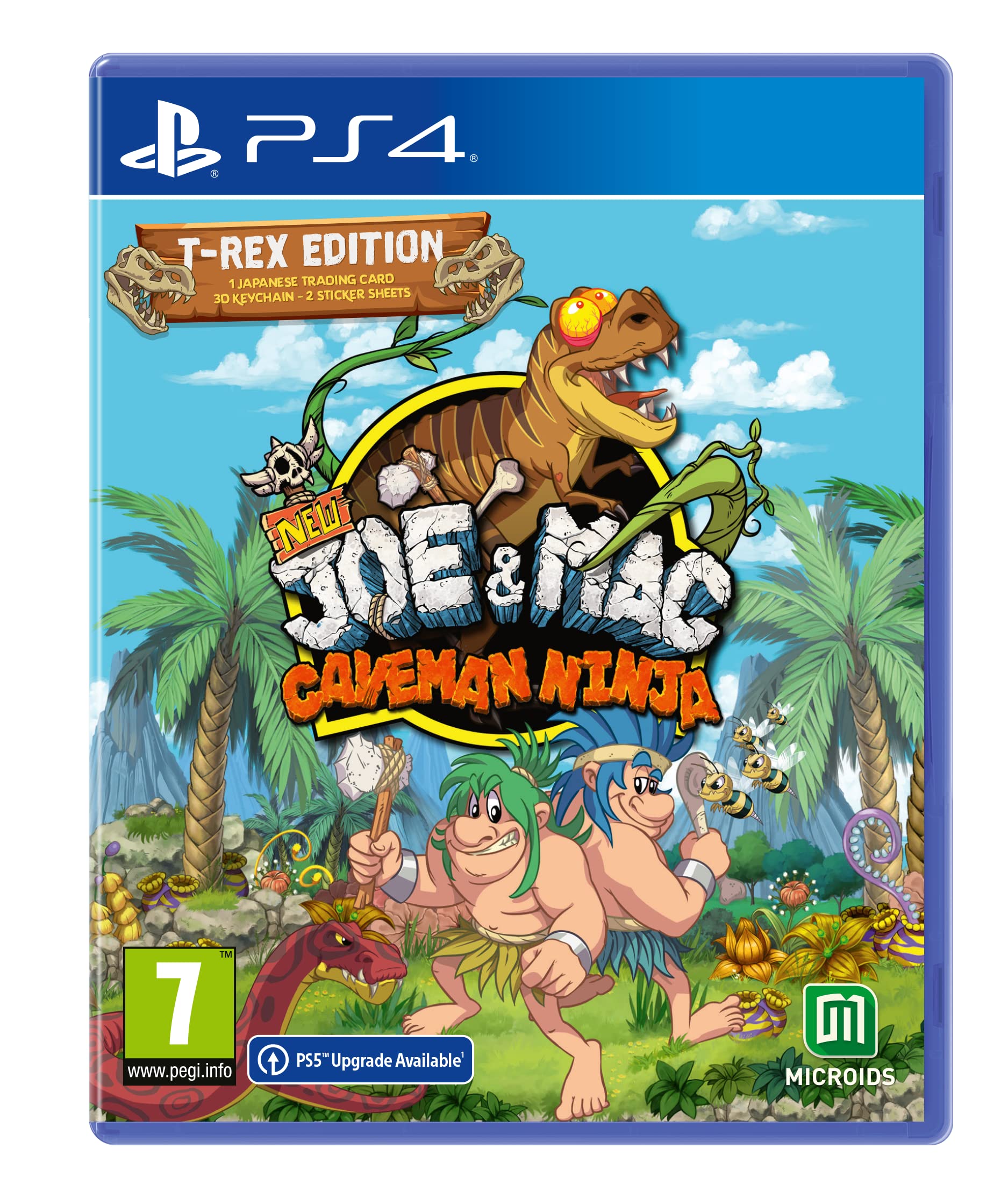 New Joe & Mac: Caveman Ninja - T-Rex Edition (PS4