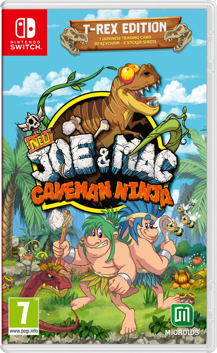 New Joe & Mac: Caveman Ninja - T-Rex Edition (Nintendo Switch