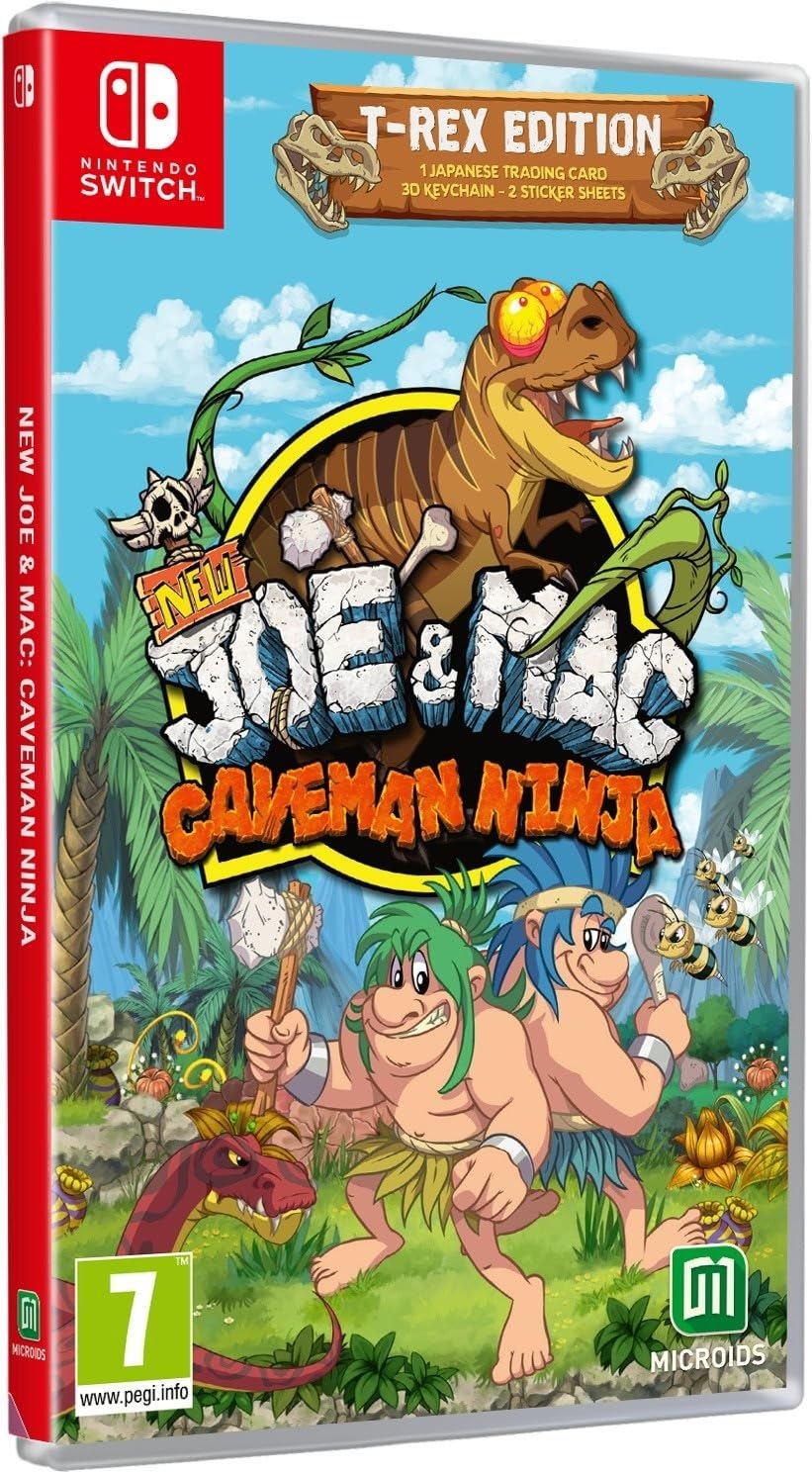 New Joe & Mac: Caveman Ninja - T-Rex Edition (Nintendo Switch