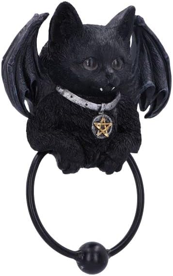 Vampuss Black Bat Cat Door Knocker 20Cm