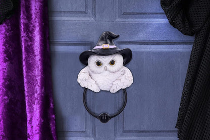 Snowy Owl Magic Door Knocker 21Cm